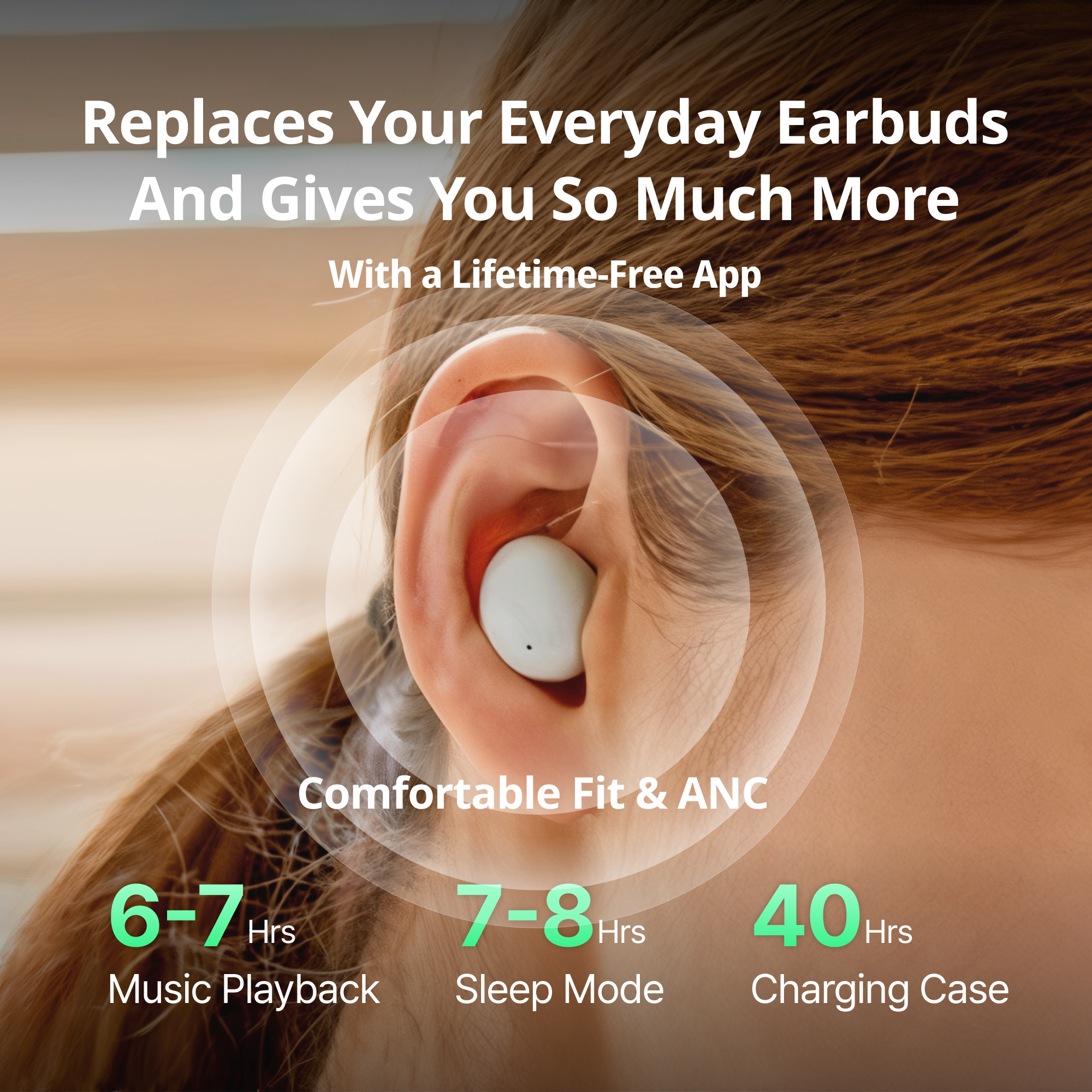 [Single Pack - Save 50%] For Me Buds : Science-Driven Focus Earbuds for Smarter Work & Study